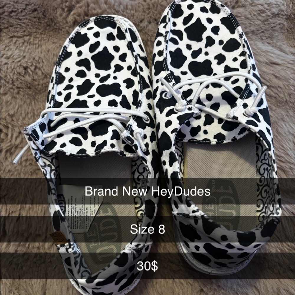 Cow Print Kids Shoes